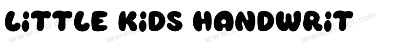 Little Kids Handwrit字体转换